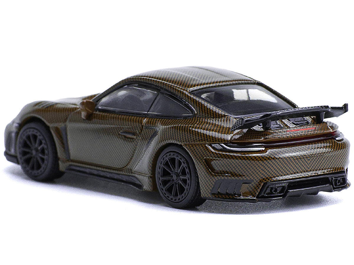 992 Stinger GTR Brown Carbon 1/64 Diecast Model Car by Pop Race Pop Race