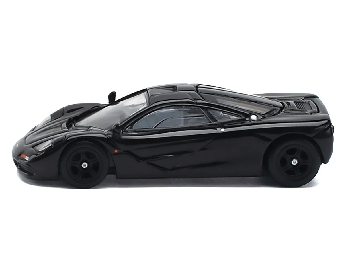 McLaren F1 Jet Black 1/64 Diecast Model Car by Pop Race Pop Race
