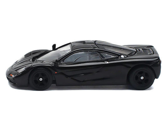 McLaren F1 Jet Black 1/64 Diecast Model Car by Pop Race Pop Race