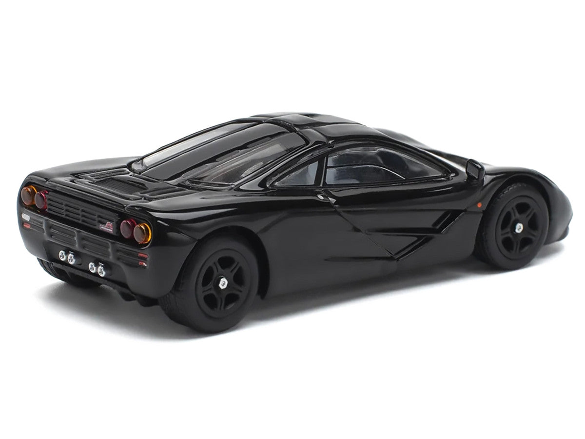 McLaren F1 Jet Black 1/64 Diecast Model Car by Pop Race Pop Race