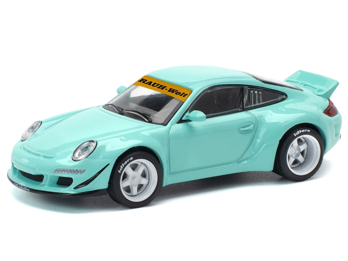 997 RWB Light Blue 1/64 Diecast Model Car by Pop Race Pop Race