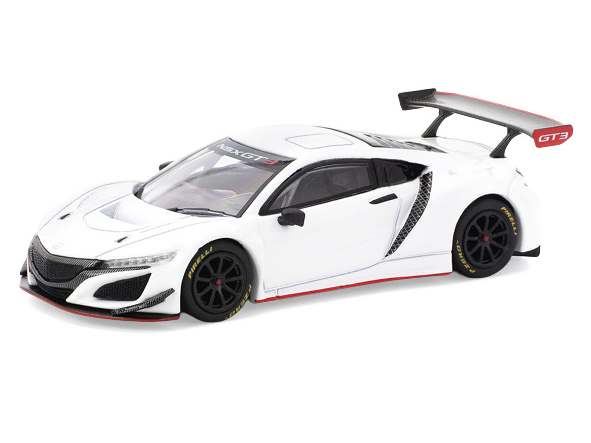 Honda NSX GT3 EVO22 White 1/64 Diecast Model Car by Pop Race Pop Race