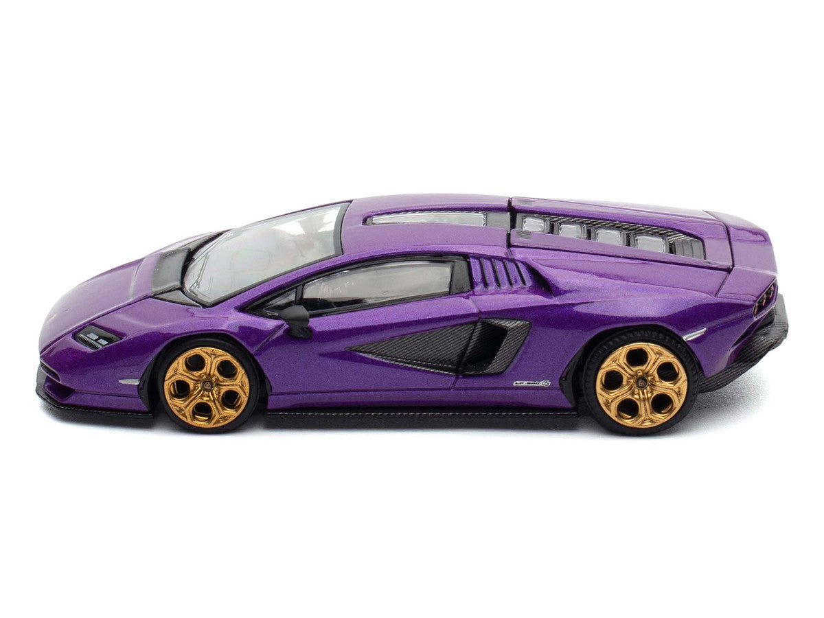 Lamborghini Countach LPI 800-4 Viola Pasifae Purple Metallic "Hong Kong Toycar Salon 2025" 1/64 Diecast Model Car by Pop Race Pop Race