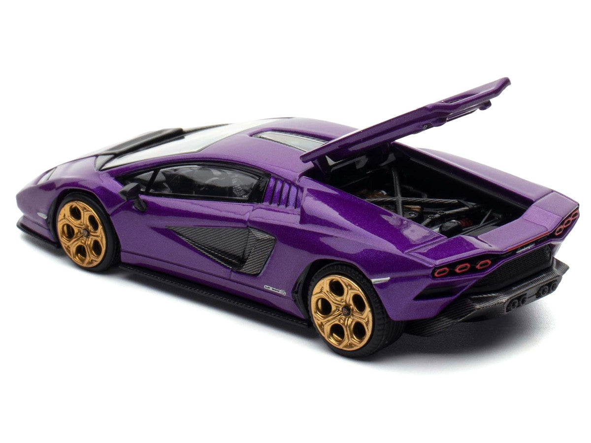 Lamborghini Countach LPI 800-4 Viola Pasifae Purple Metallic "Hong Kong Toycar Salon 2025" 1/64 Diecast Model Car by Pop Race Pop Race
