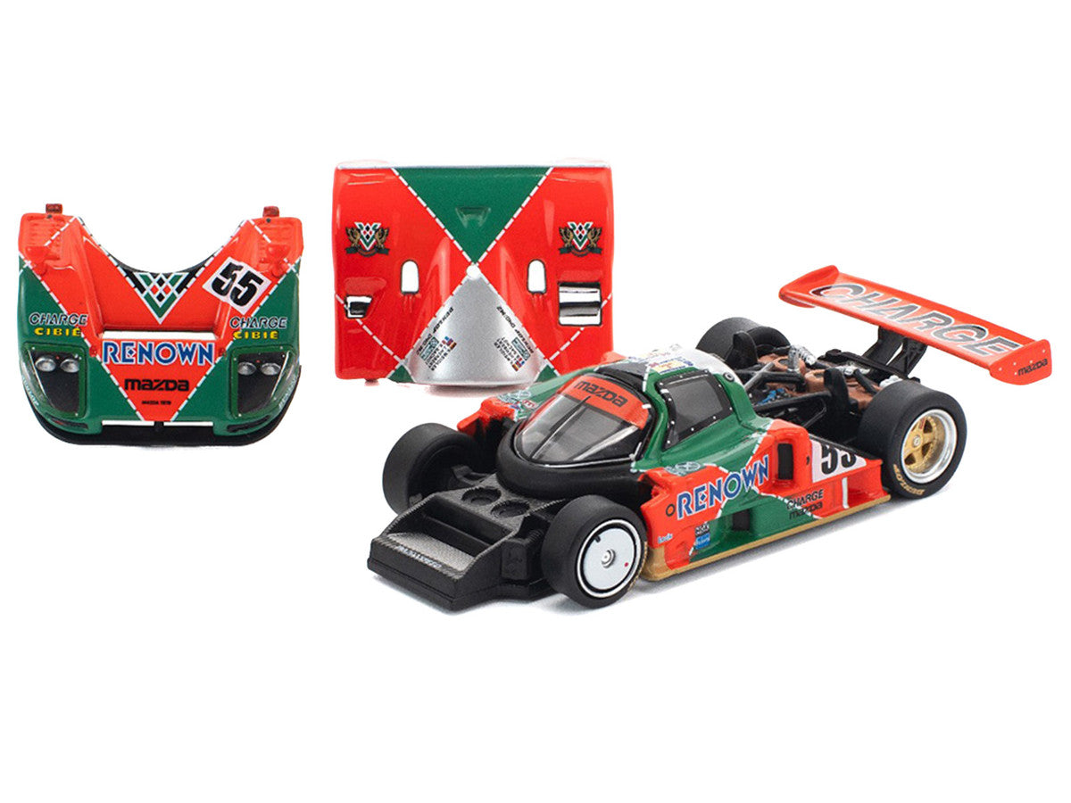Mazda 787B #55 Johnny Herbert - Volker Weidler - Bertrand Gachot "Mazdaspeed" Winner "24 Hours of Le Mans" (1991) 1/64 Diecast Model Car by Pop Race Pop Race