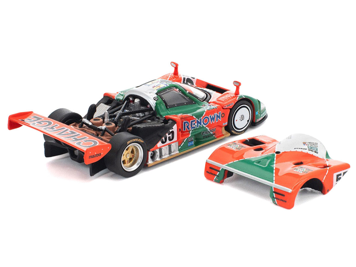 Mazda 787B #55 Johnny Herbert - Volker Weidler - Bertrand Gachot "Mazdaspeed" Winner "24 Hours of Le Mans" (1991) 1/64 Diecast Model Car by Pop Race Pop Race