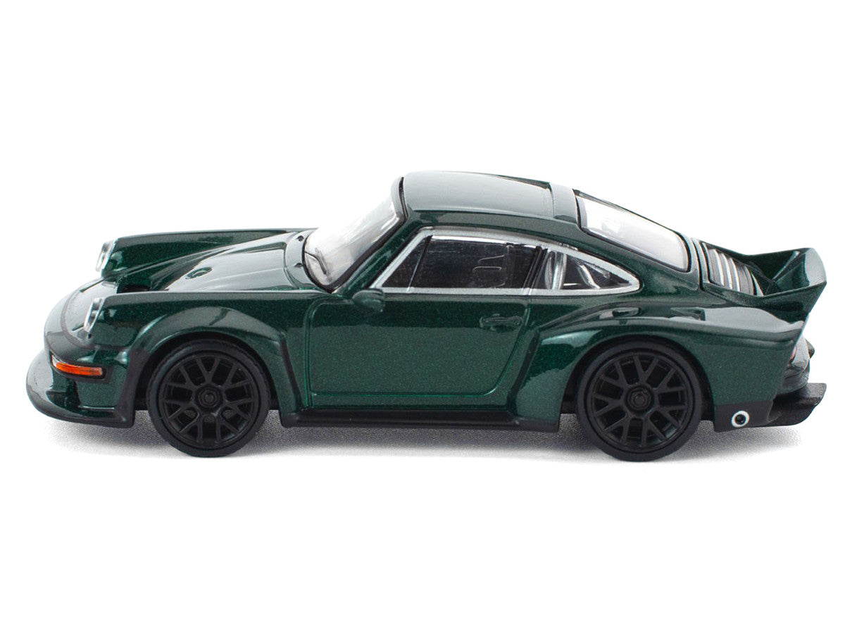 Singer DLS Turbo Green Metallic 1/64 Diecast Model Car by Pop Race Pop Race