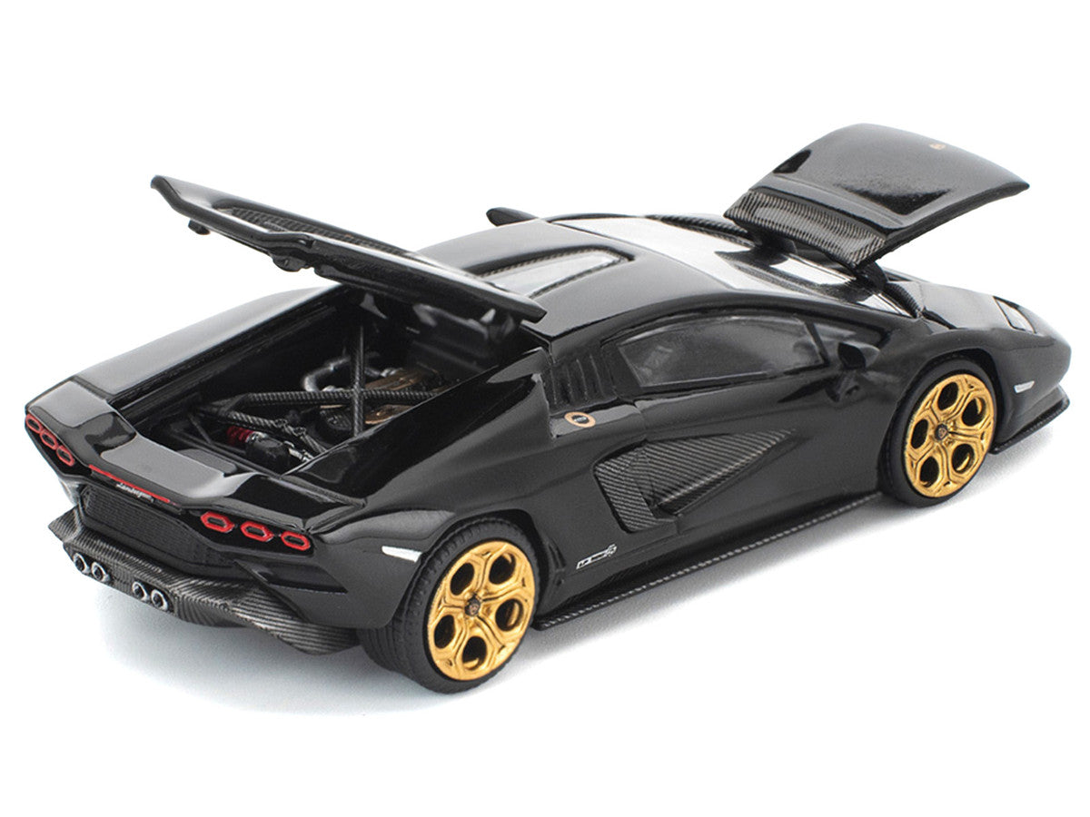 Lamborghini Countach LPI 800-4 Deep Black 1/64 Diecast Model Car by Pop Race Pop Race