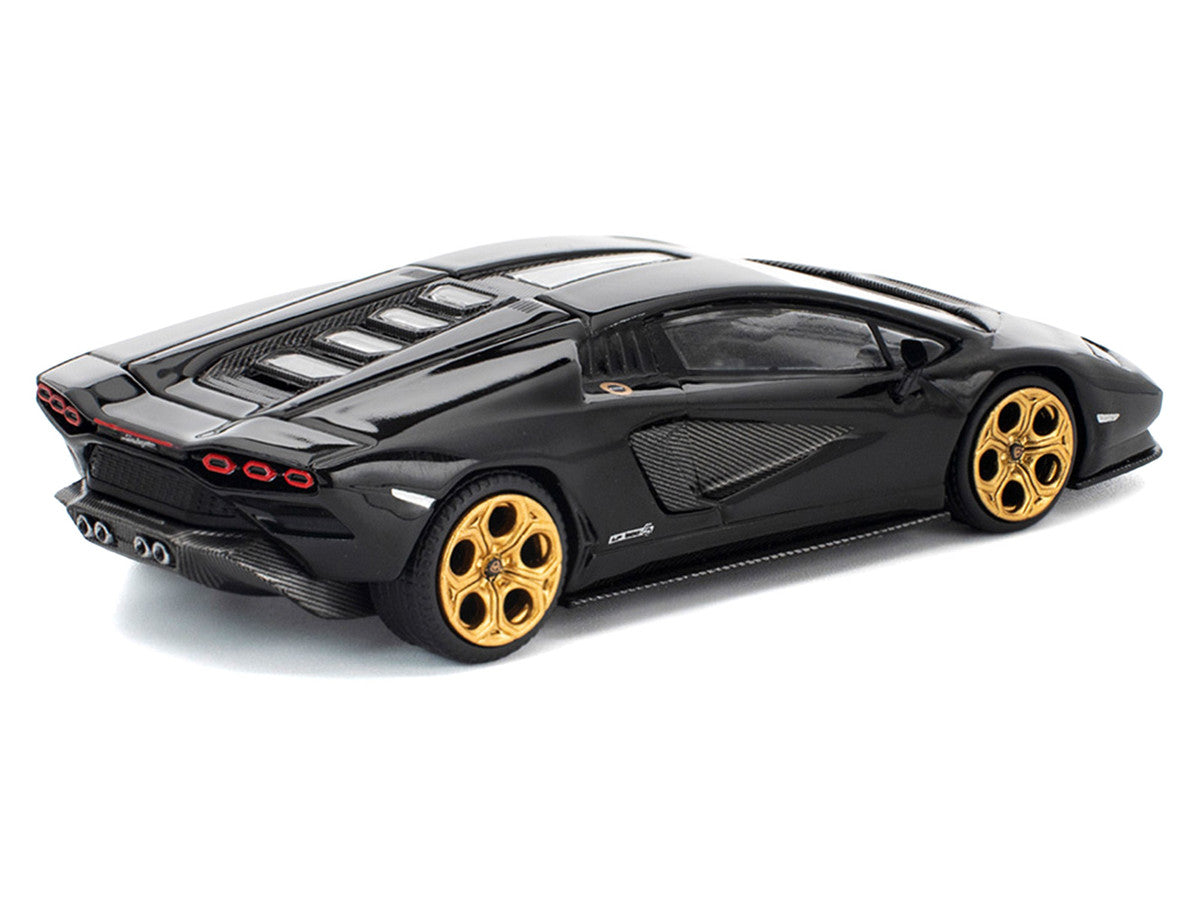 Lamborghini Countach LPI 800-4 Deep Black 1/64 Diecast Model Car by Pop Race Pop Race