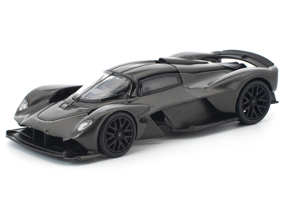 Aston Martin Valkyrie Carbon Fiber 1/64 Diecast Model Car by Pop Race Pop Race