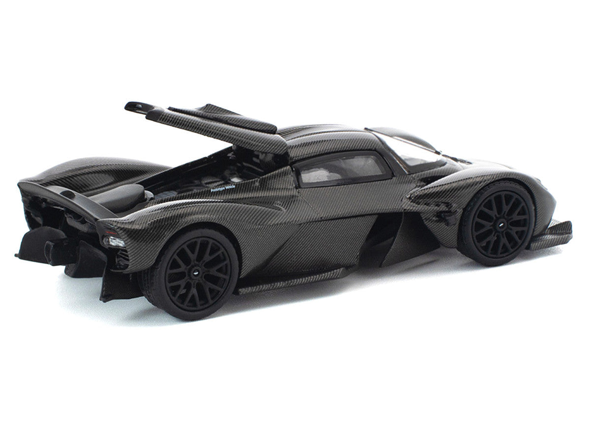 Aston Martin Valkyrie Carbon Fiber 1/64 Diecast Model Car by Pop Race Pop Race