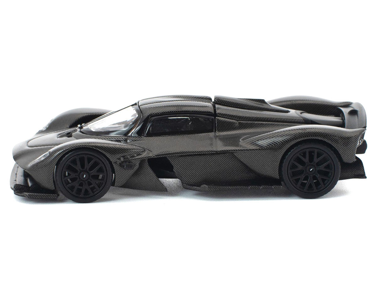 Aston Martin Valkyrie Carbon Fiber 1/64 Diecast Model Car by Pop Race Pop Race