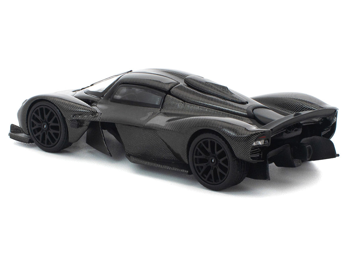 Aston Martin Valkyrie Carbon Fiber 1/64 Diecast Model Car by Pop Race Pop Race