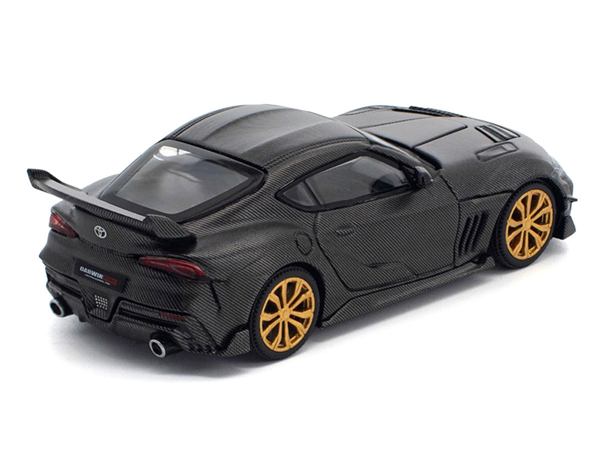 Toyota DarwinPro 66G WBK Supra A90 Full Carbon 1/64 Diecast Model Car by Pop Race Pop Race