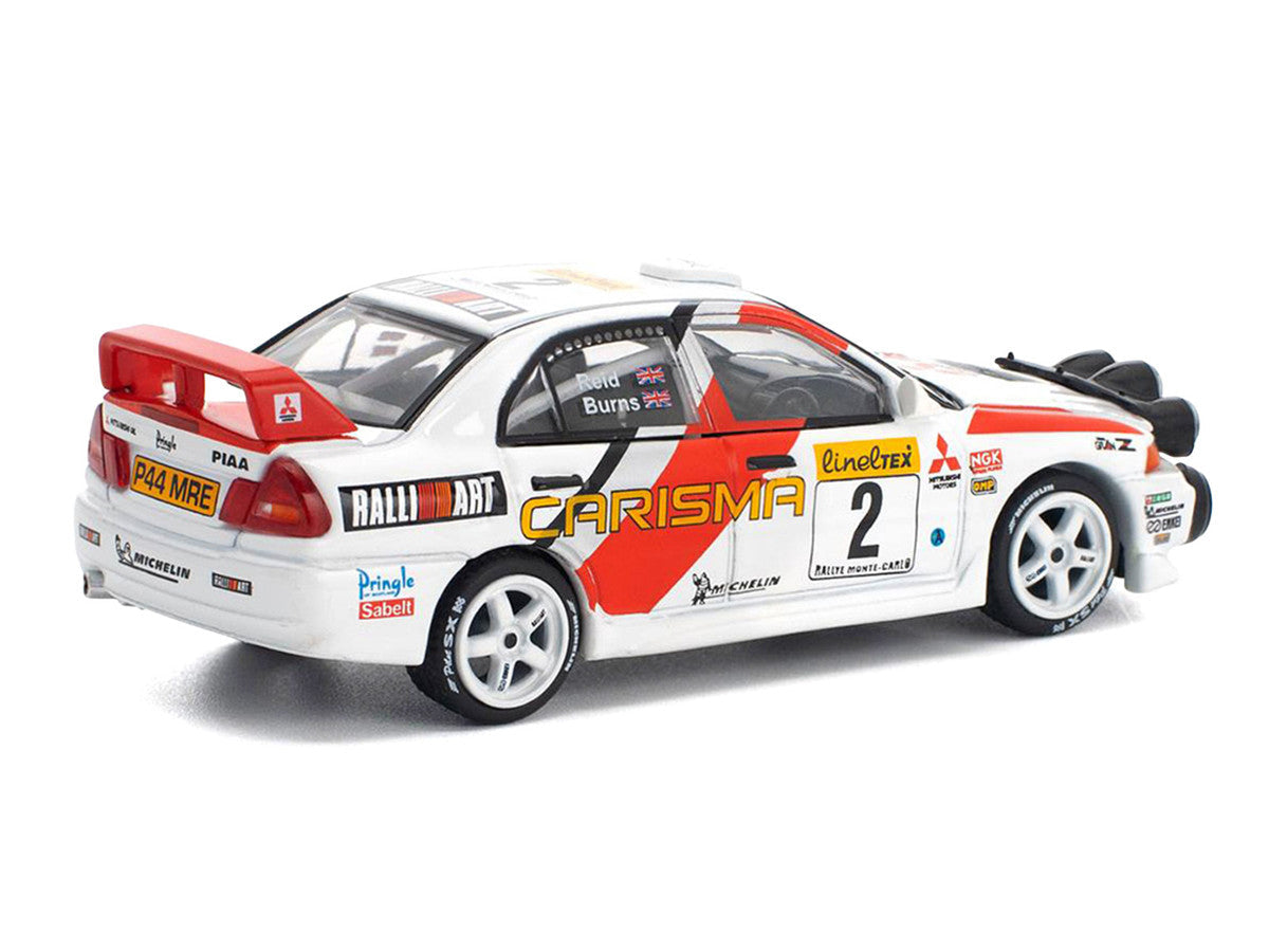Mitsubishi Lancer Evolution IV RHD (Right Hand Drive) #2 Richard Burns - Robert Reid "Monte Carlo Rally" (1998) 1/64 Diecast Model Car by Pop Race Pop Race