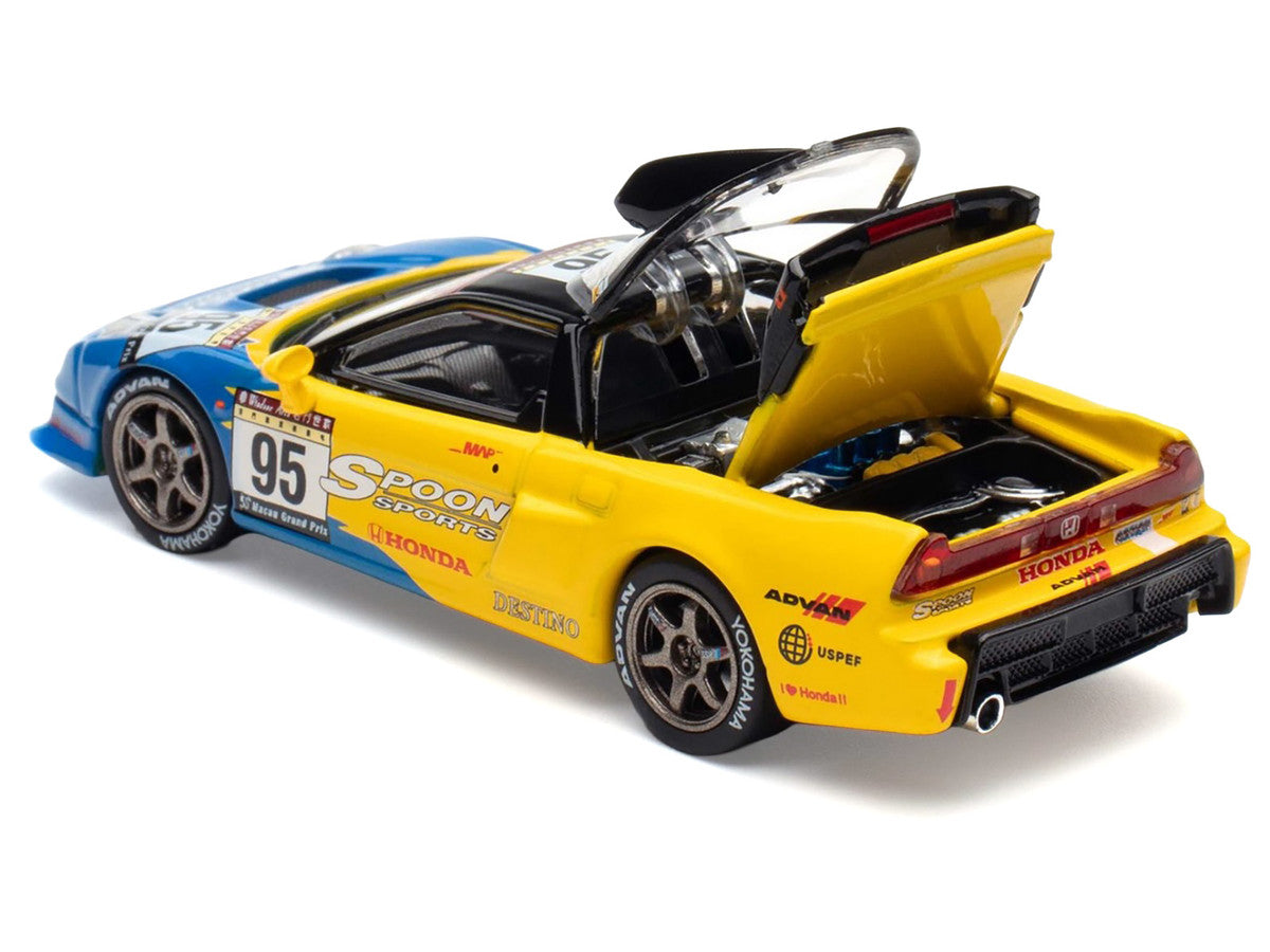 Honda NSX-R GT RHD (Right Hand Drive) #95 Spoon Sports "Macau Cup" "Tokyo Auto Salon - Hong Kong 2025" 1/64 Diecast Model Car by Pop Race Pop Race