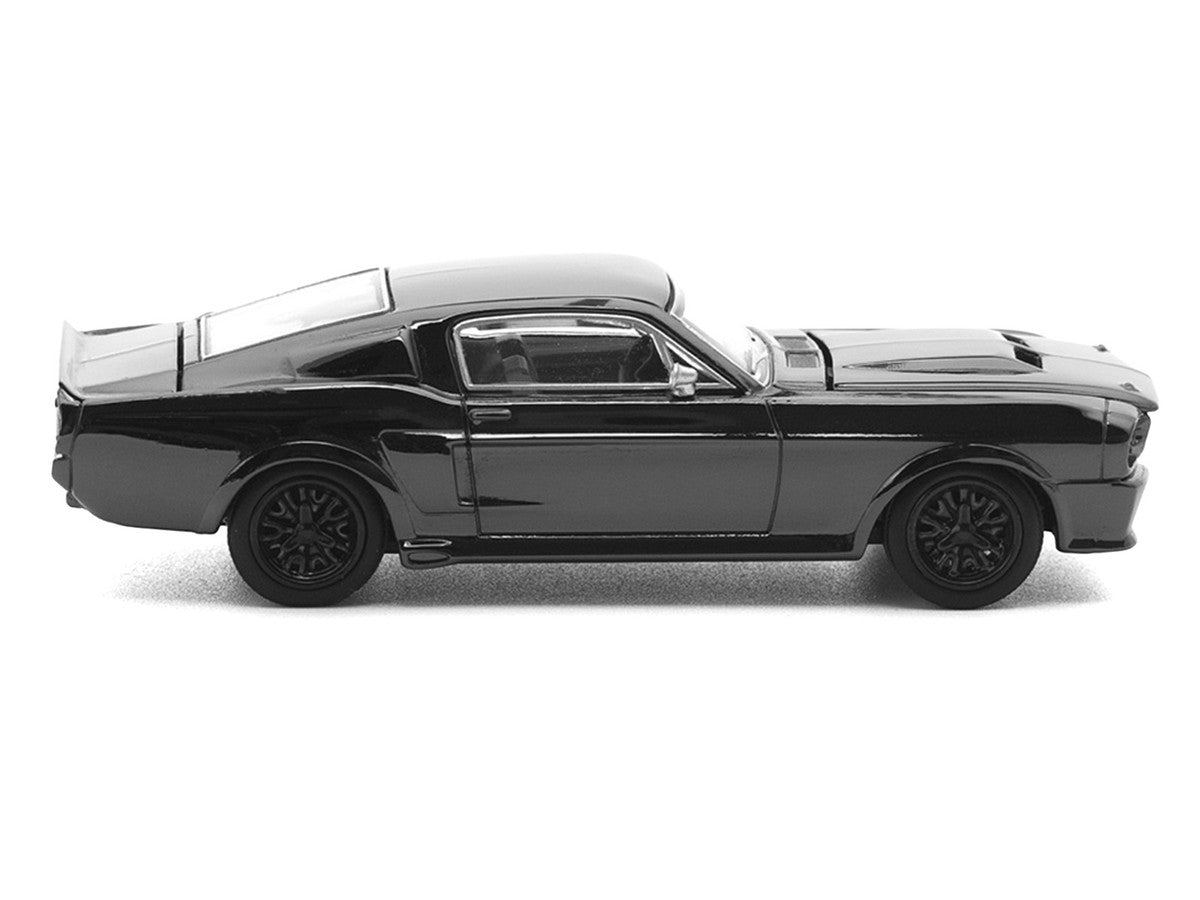 Shelby Mustang GT500 Dark Chrome "The Dark Chrome Series" 1/64 Die Cast Model Car by Pop Race Pop Race