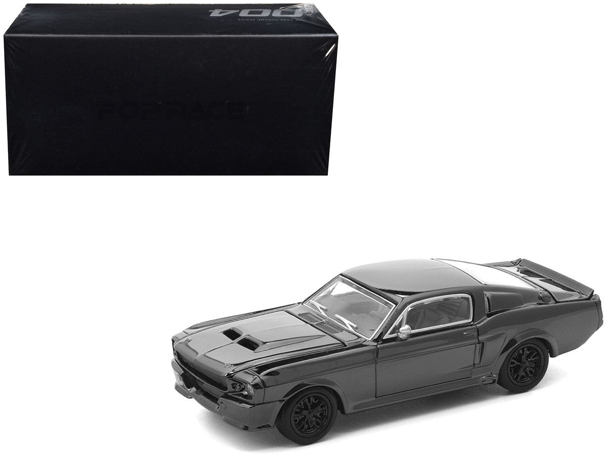 GTR R32 RHD (Right Hand Drive) Dark Chrome "The Dark Chrome Series" 1/64 Die Cast Model Car by Pop Race Pop Race