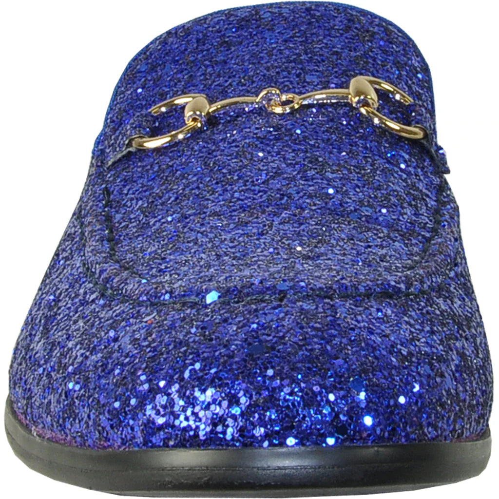 "Bravo" Blue Glitter Tuxedo & Prom Shoes Tux-USA