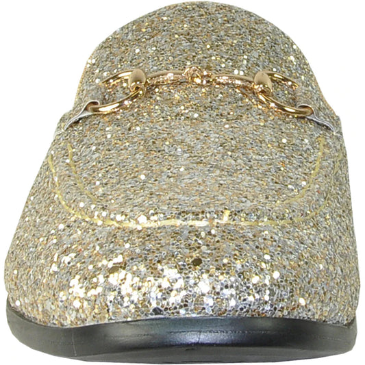 "Bravo" Gold Glitter Tuxedo & Prom Shoes Tux-USA