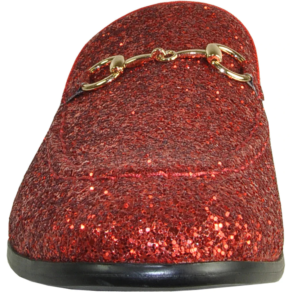 "Bravo" Red Glitter Tuxedo & Prom Shoes Tux-USA
