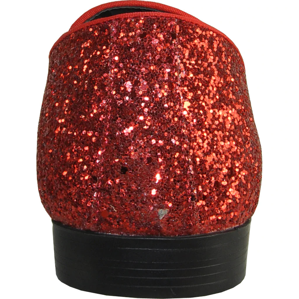"Bravo" Red Glitter Tuxedo & Prom Shoes Tux-USA