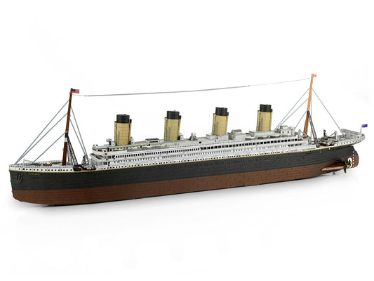 Model Kit RMS Titanic Ship (Moderate Difficulty) Steel Model by Metal Earth-1