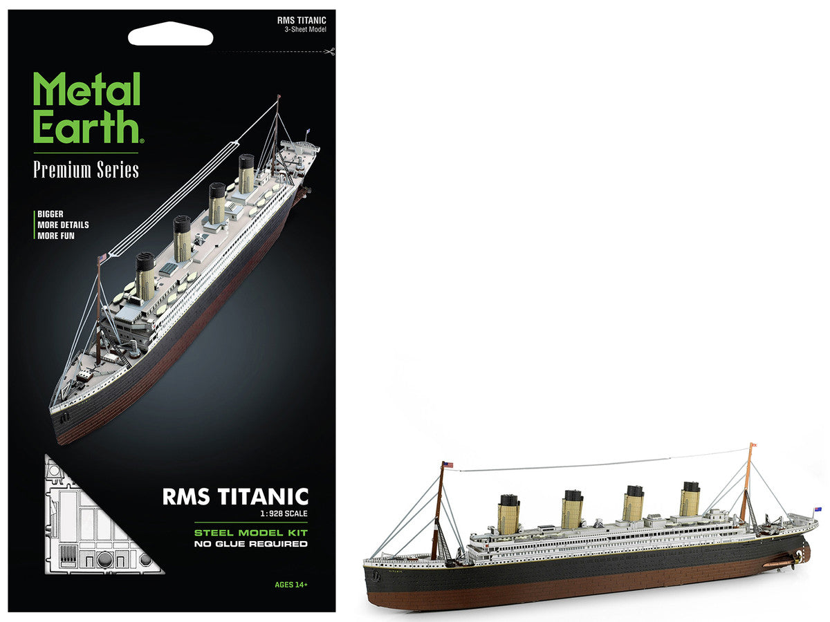 Model Kit RMS Titanic Ship (Moderate Difficulty) Steel Model by Metal Earth-4