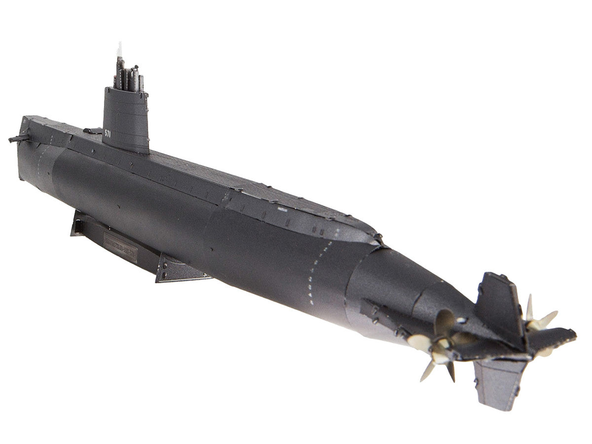 Model Kit USS Nautilus (SSN-571) Submarine "United States Navy" (Challenging Difficulty) Steel Model by Metal Earth Metal Earth