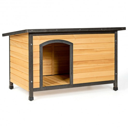 Wood Extreme Weather Resistant Pet Log Cabin-L