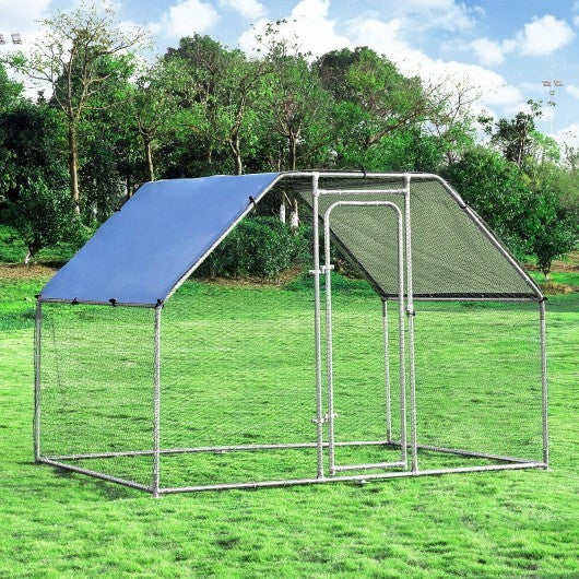 9.5 x 6.5 Feet Large Walk In Chicken Run Cage