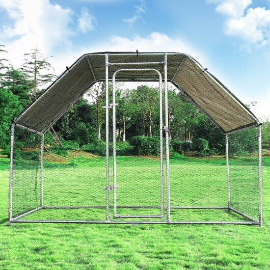 9.5 x 6.5 Feet Large Walk In Chicken Run Cage