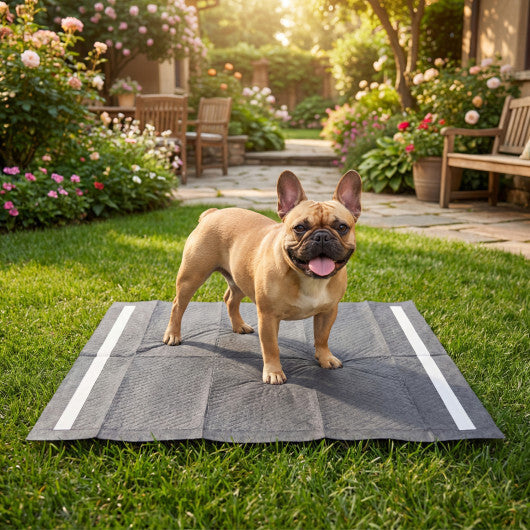 24" x 24" Charcoal?Dog Pee Pads 6-Layer for Dogs-Black W2B