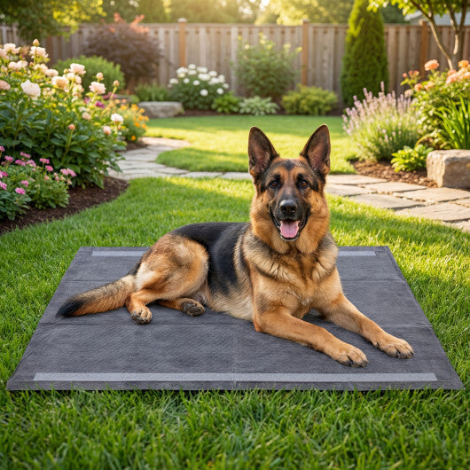 35.5" x 24" Charcoal?Dog Pee Pads 6-Layer for Dogs-Black W2B