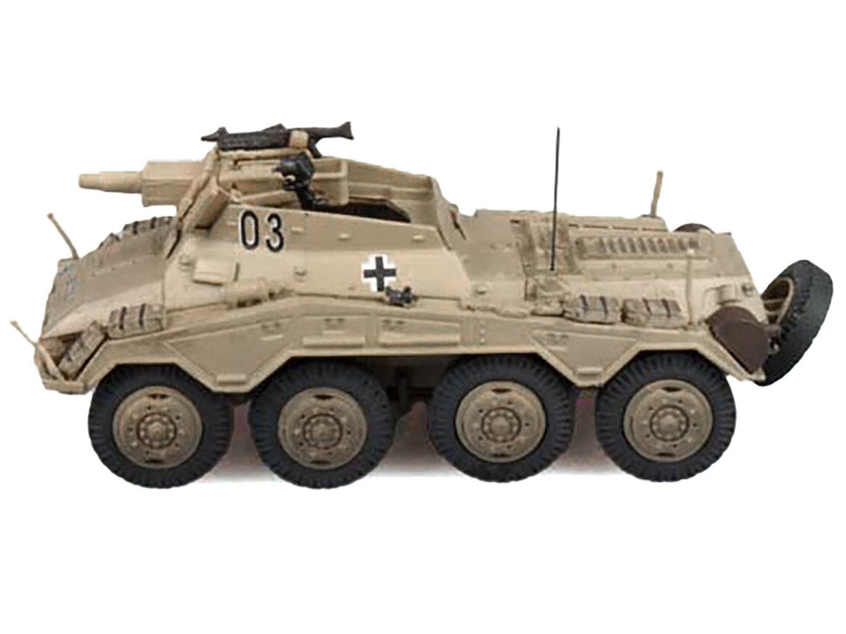 Sd.Kfz. 234/3 Armored Vehicle "#0 3rd Panzer Division Hungary" (1945) German Army 1/72 Diecast Model by Panzerstahl Panzerstahl