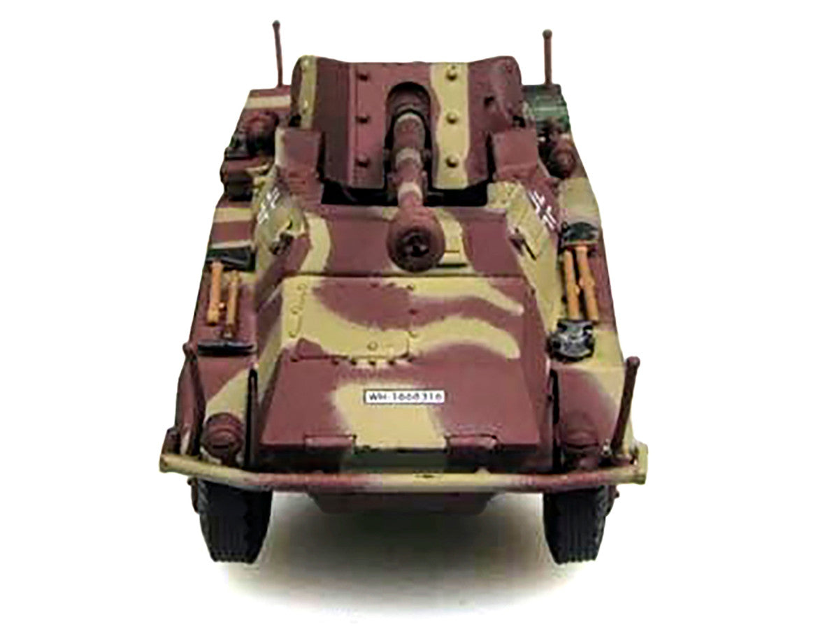 Sd.Kfz. 234/4 Armored Vehicle "Unidentified Unit Western Front" (1945) German 1/72 Diecast Model by Panzerstahl Panzerstahl