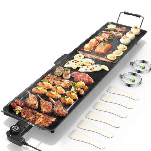 35 Inch Electric Griddle with Precise Multi-level Temperature Control W2B