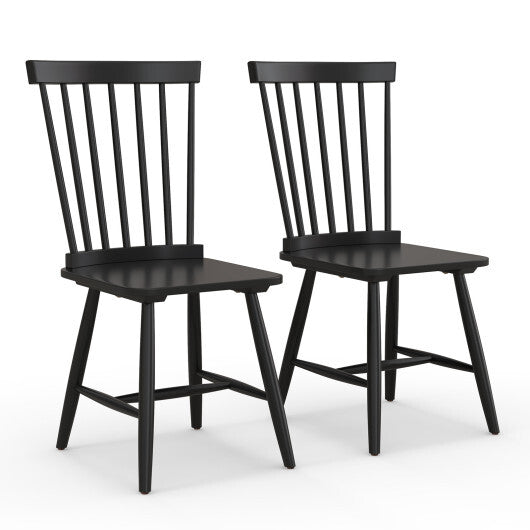 3-in-1 Dining Set: Windsor Chairs  Industrial Sideboard & Wall-Mount Wine Rack Combo W2B