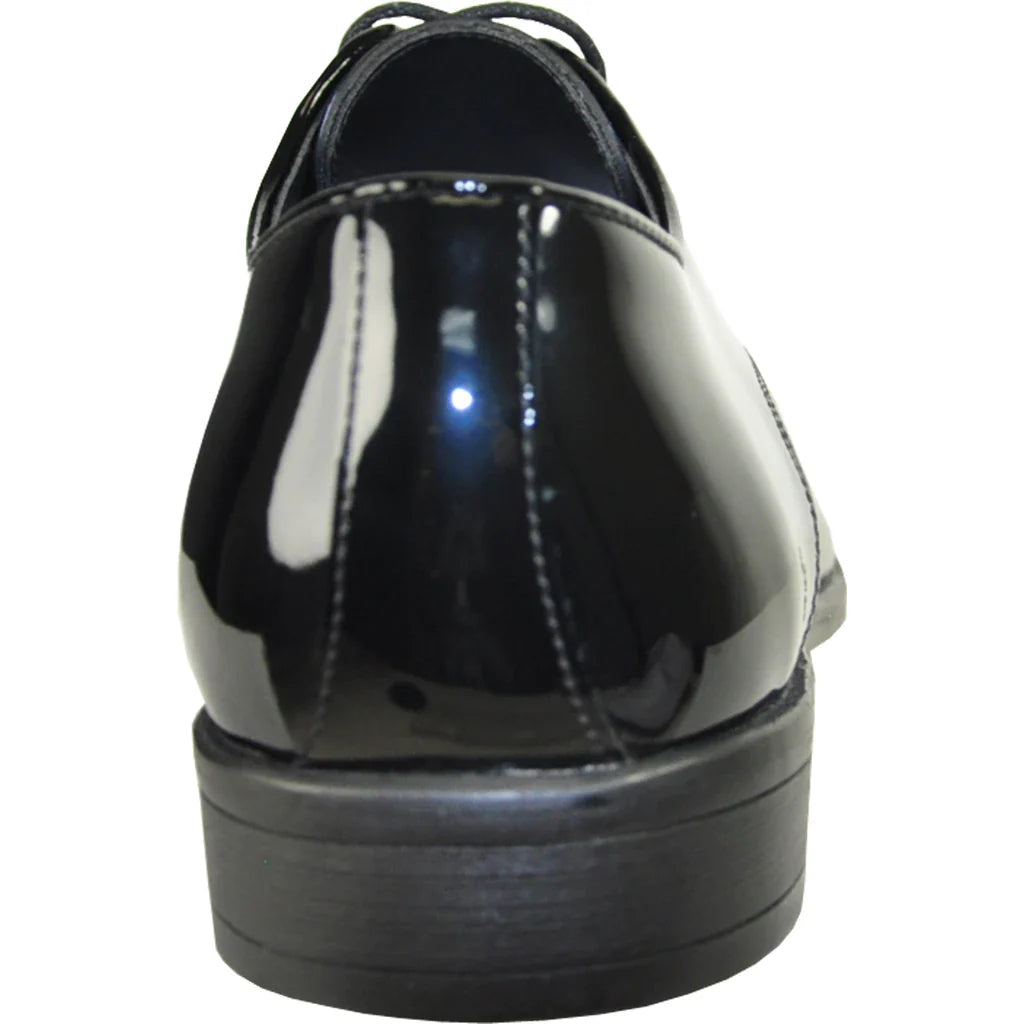 "Rockefeller" Black Vangelo Tuxedo Shoes Tux-USA