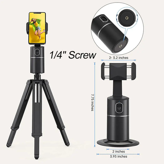 Auto Face Tracking Phone Holder Tripod Stand