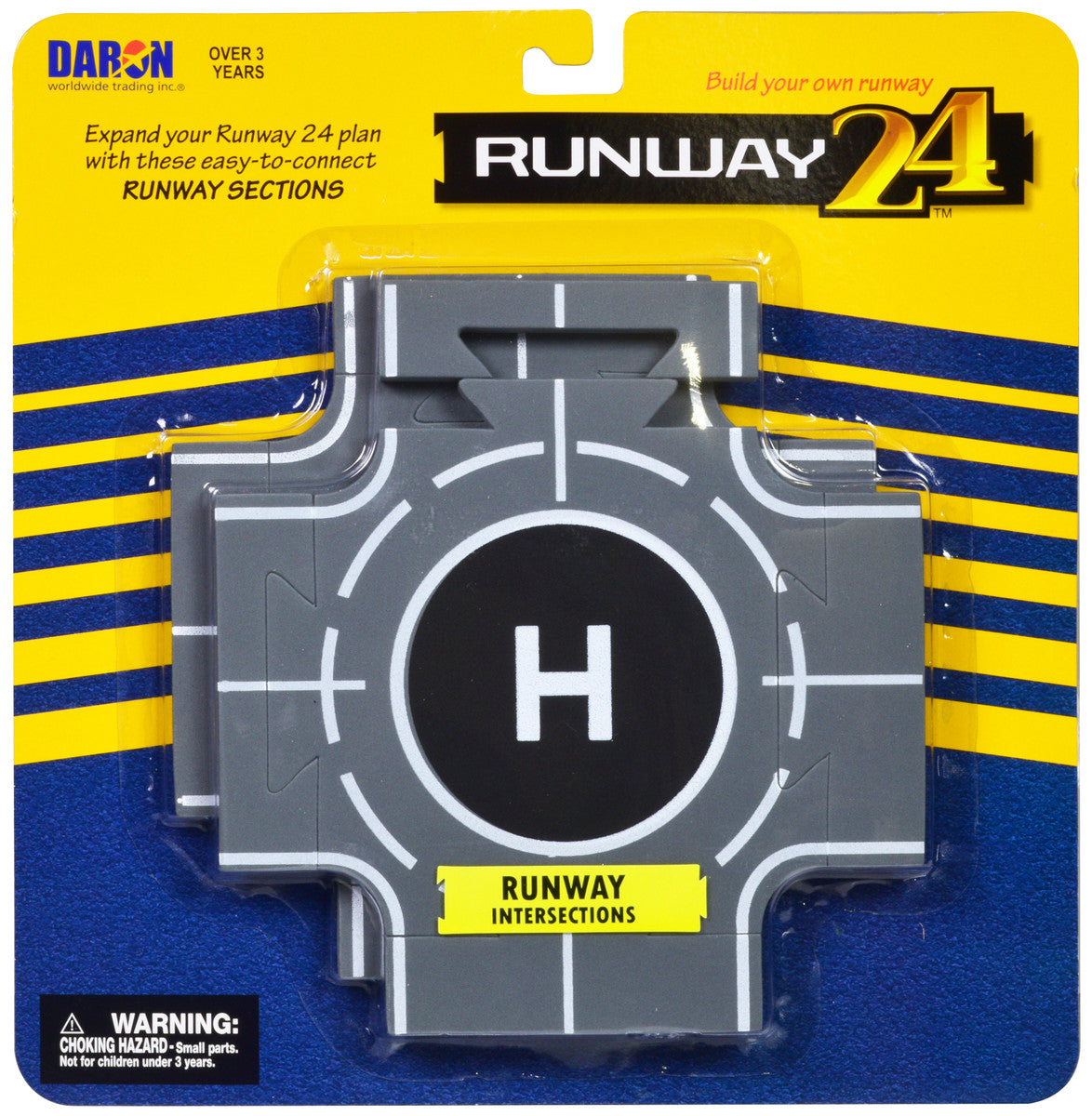 Runway Intersections 2 Piece Set for Diecast Models by Runway24 Runway24