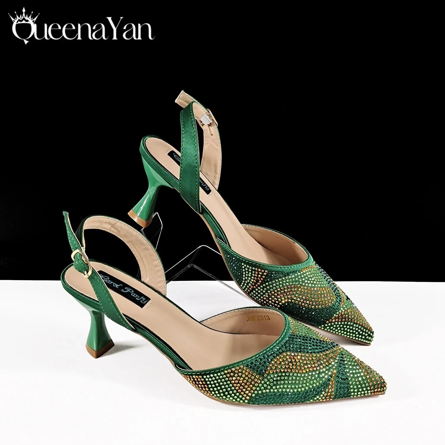 Festive Elegance:High Quality Women's Pumps Fashion Design For Nigeria Wedding Party Ladies Shoes Spot Goods Pi-Mart