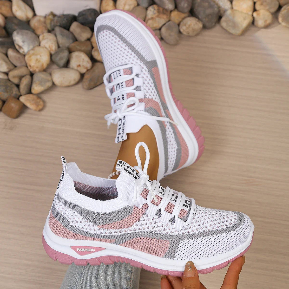 Women's shoes summer 2026 casual sneaker new style two-color single shoes, versatile, casual and fashionable work shoes LadyShow.Store