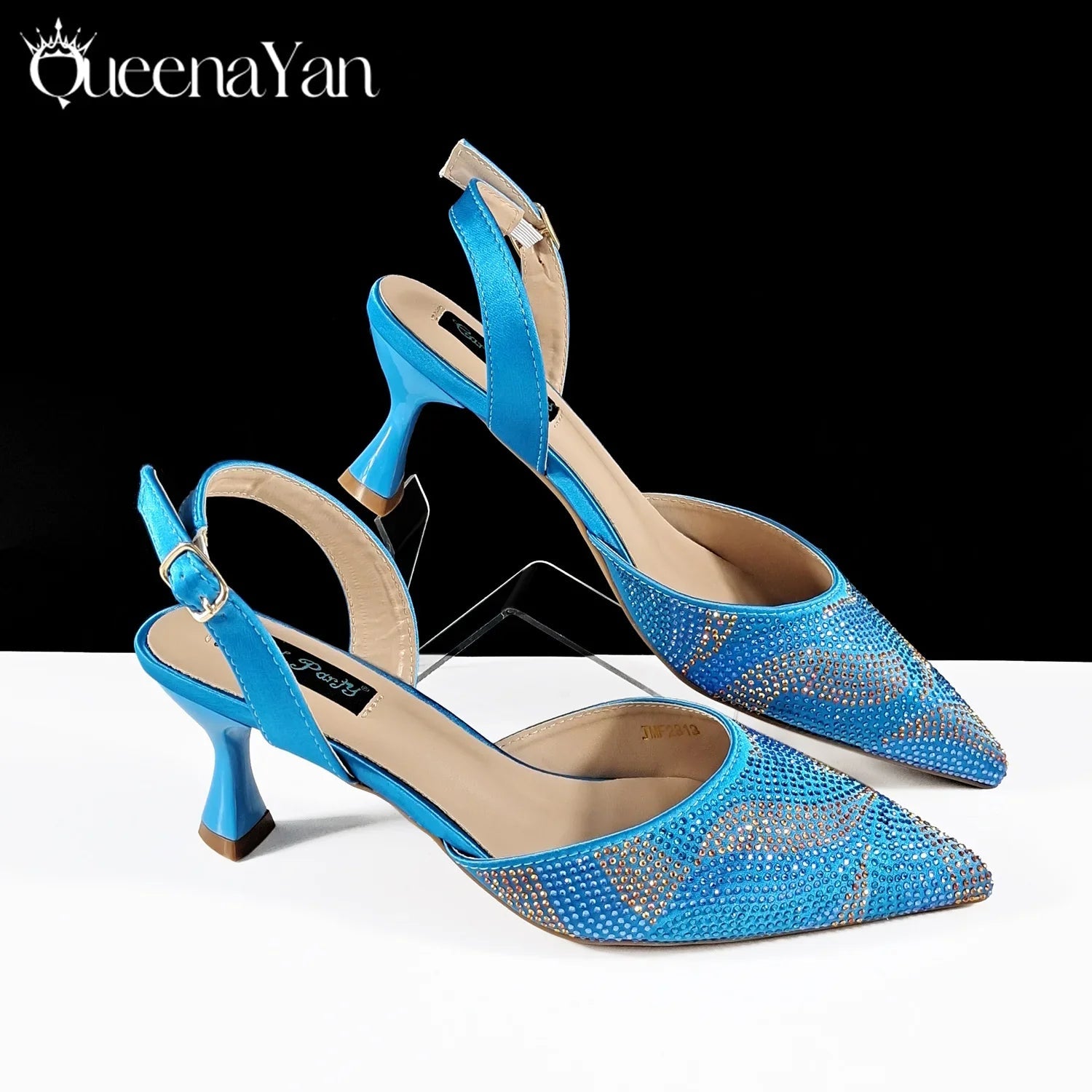 Festive Elegance:High Quality Women's Pumps Fashion Design For Nigeria Wedding Party Ladies Shoes Spot Goods Pi-Mart