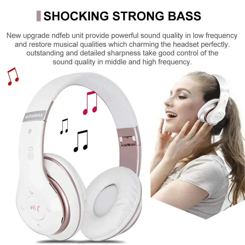 NNEOBA Wireless Noise Cancelling Headphone White NNEOBA