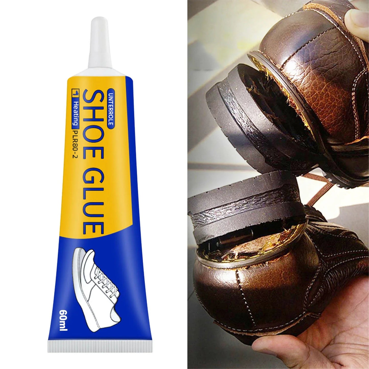 1/2/3pcs 60ml Strong Shoe Repair Glue Quick-drying Universal Sealant Waterproof Shoe Adhesive Shoemaker Professional Repair Tool LadyShow.Store