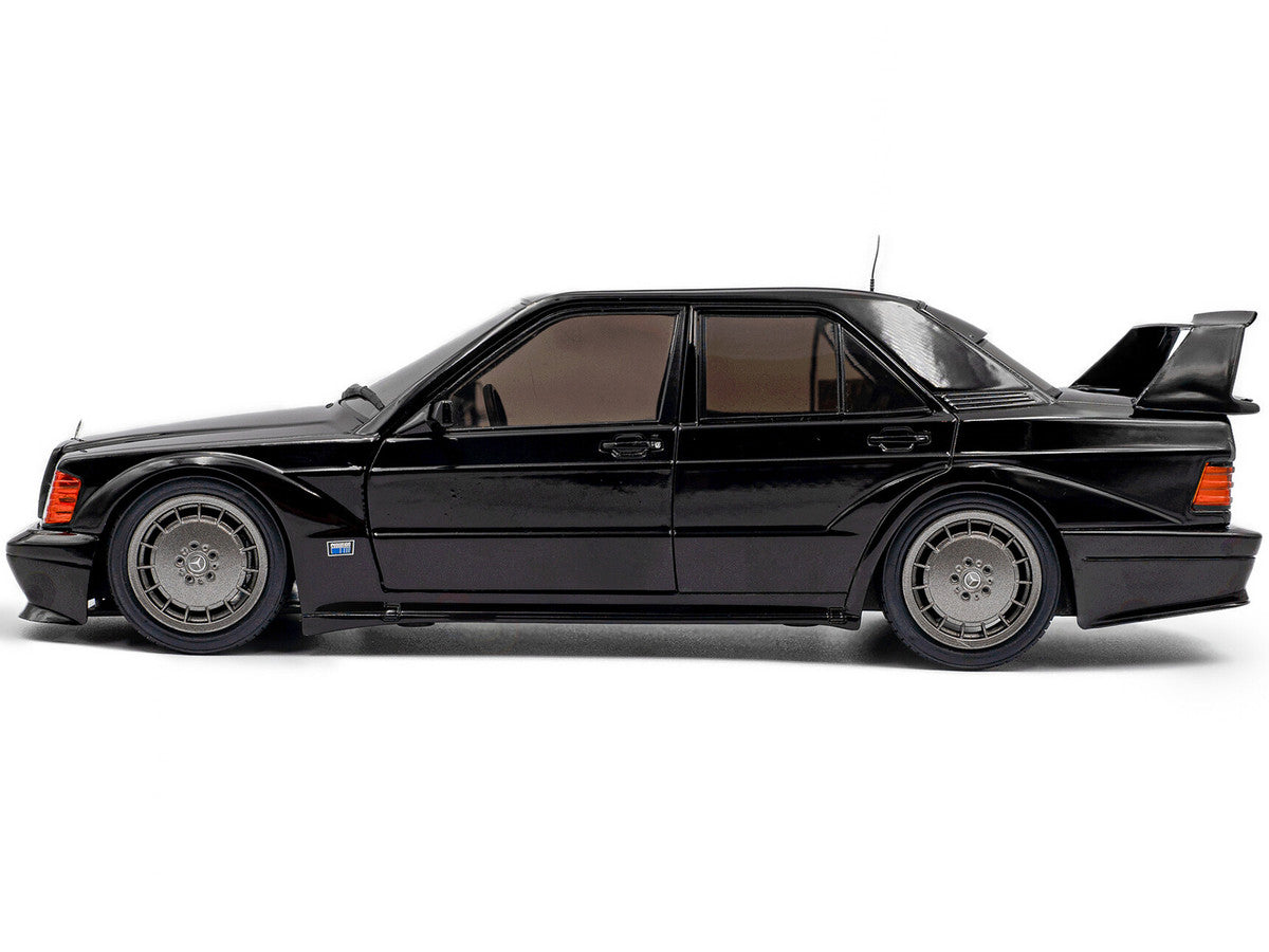 Mercedes Benz 190 Evolution II (W201) "Solido Works" Black 1/18 Diecast Model Car by Solido Solido