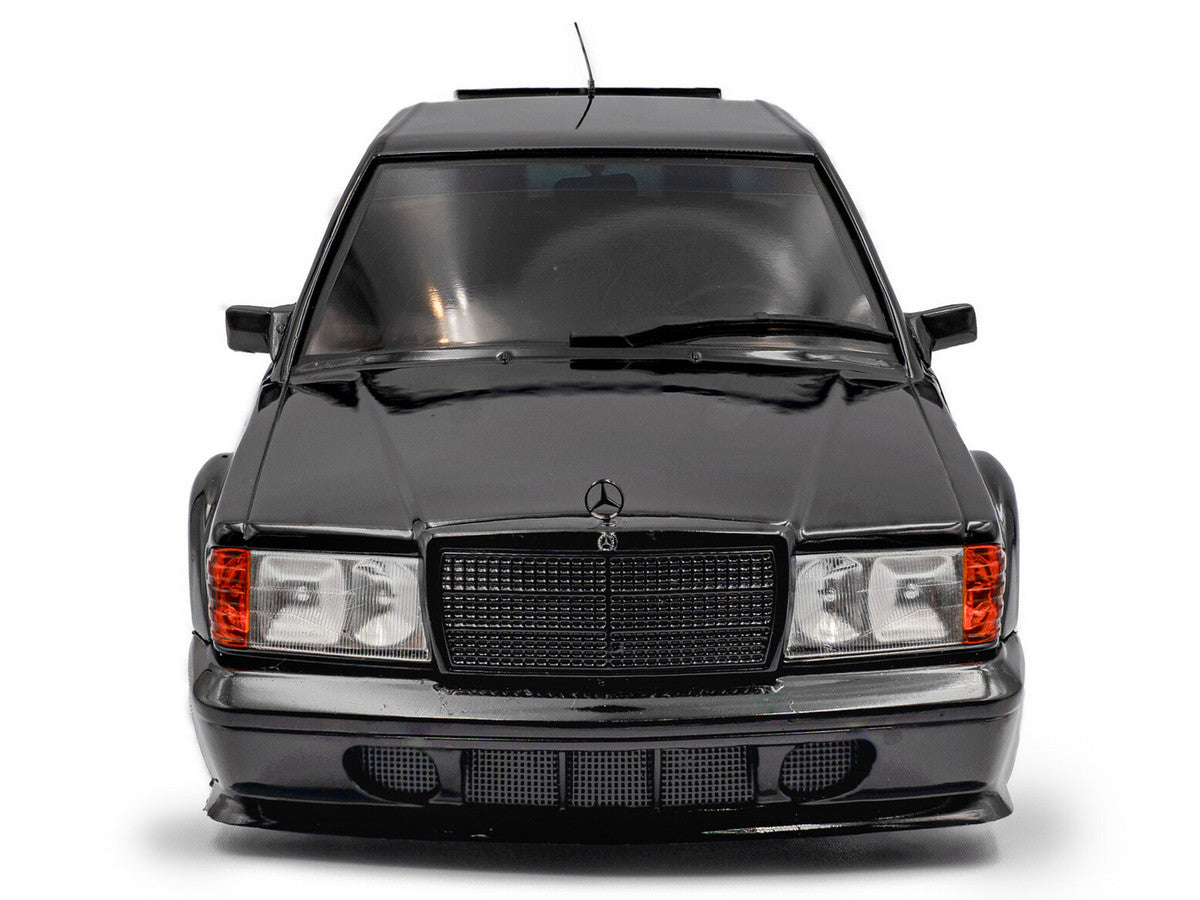Mercedes Benz 190 Evolution II (W201) "Solido Works" Black 1/18 Diecast Model Car by Solido Solido