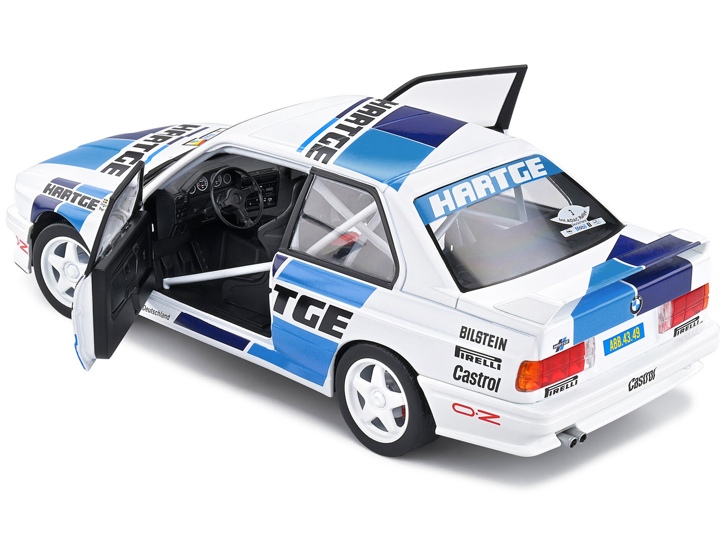 BMW E30 M3 Gr. A #3 Ingvar Carlsson - Per Carlsson "Adac Rallye Deutchland" (1990) "Competition" Series 1/18 Diecast Model Car by Solido