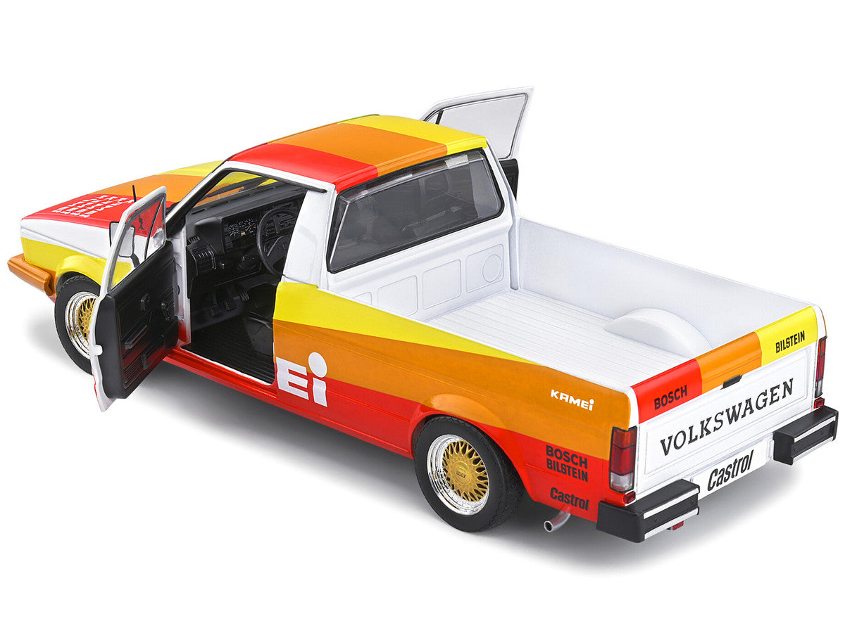 1982 Volkswagen Caddy MK 1 Pickup Truck "Kamei Tribute" 1/18 Diecast Model Car by Solido-3